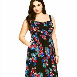 Torrid Floral Strappy Sundress - 1X
